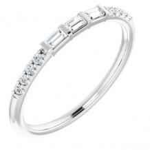 14K White 1/6 CTW Diamond Anniversary Band - 123993604P