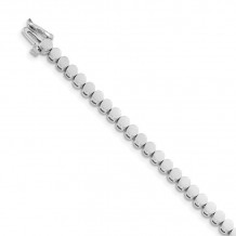 Quality Gold 14k White Gold Add-A-Diamond Tennis Bracelet - X858W