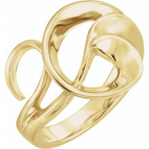 14K Yellow Freeform Ring - 542023154P