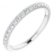 Platinum 3/8 CTW Diamond French-Set Anniversary Band - 123430603P