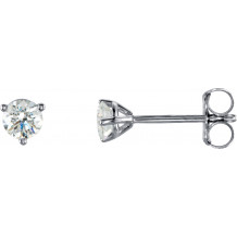 14K White 1/3 CTW Diamond Stud Earrings - 6623360087P