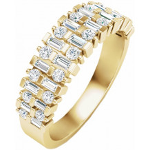 14K Yellow 3/4 CTW Diamond Anniversary Band - 653559600P