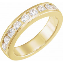 14K Yellow 1 CTW Diamond Anniversary Band - 60212207459P