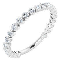 Platinum 3/4 CTW Diamond Anniversary Band - 123013604P