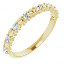 14K Yellow 1/4 CTW Diamond Anniversary Band - 123492601P