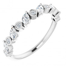 Platinum 3/8 CTW Diamond Anniversary Band - 123575603P