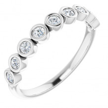 14K White 1/4 CTW Diamond Anniversary Band - 1229686005P