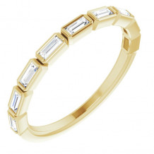 14K Yellow 1/4 CTW Diamond Anniversary Band - 123020601P