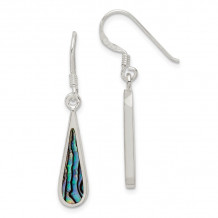 Quality Gold Sterling Silver Abalone Dangle Earring - QE2621