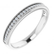 14K White 1/4 CTW Diamond Anniversary Band - 12297960002P