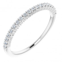 14K White 1/6 CTW Diamond Anniversary Band - 12287760001P