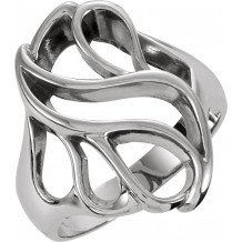 14K White Metal Fashion Ring - 552737192P