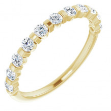 14K Yellow 1/2 CTW Diamond Anniversary Band - 1236756026P