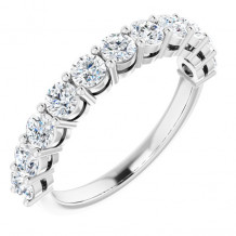 14K White 1 CTW Diamond Anniversary Band - 12297860006P