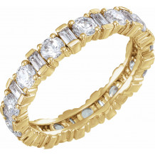 14K Yellow 2 1/6 CTW Diamond Eternity Band - 653072600P