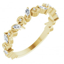 14K Yellow 1/3 CTW Diamond Anniversary Band - 123186601P