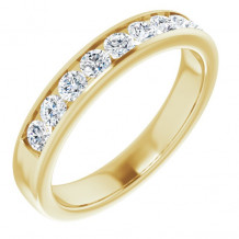 14K Yellow 9/10 CTW Diamond Band - 12313360010P