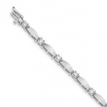 Quality Gold 14k White Gold VS Diamond Tennis Bracelet - X2362WVS