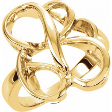 14K Yellow Metal Fashion Ring - 5919144342P