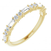 14K Yellow 5/8 CTW Diamond Anniversary Band - 123092618P