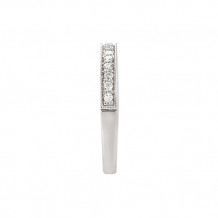18k White Gold Diamond Wedding Band
