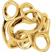 14K Yellow Freeform Ring - 51426228P