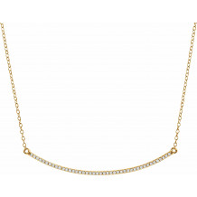 14K Yellow 1/6 CTW Diamond Bar 16-18 Necklace - 65108560000P