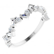 14K White 1/3 CTW Diamond Anniversary Band - 123947600P