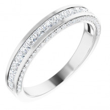 Platinum 3/4 CTW Diamond Anniversary Band - 123940603P