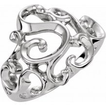 14K White Metal Fashion Ring - 540022470P