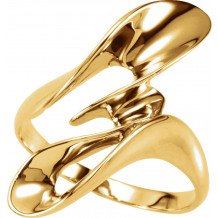 14K Yellow Freeform Ring - 548834872P