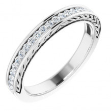 14K White 1/3 CTW Diamond Anniversary Band - 122847600P