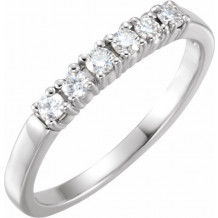 14K White 1/4 CTW Diamond Anniversary Band - 60208209910P