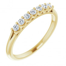 14K Yellow 1/5 CTW Diamond Anniversary Band - 1239746013P