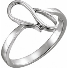 14K White Freeform Ring - 51726313P