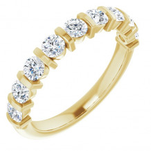 14K Yellow 3/4 CTW Diamond Anniversary Band - 1236006030P