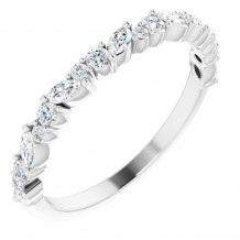 Platinum 3/8 CTW Diamond Anniversary Band - 123858603P