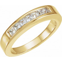 14K Yellow 1/2 CTW Diamond Anniversary Band - 68679101P