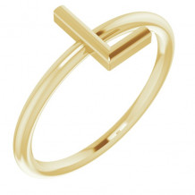 14K Yellow Initial L Ring - 51895168P
