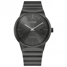 CITIZEN Eco-Drive Quartz Axiom Mens Watch Stainless Steel - BM7587-52H