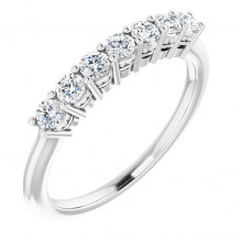 14K White 3/8 CTW Diamond Anniversary Band - 1232736000P