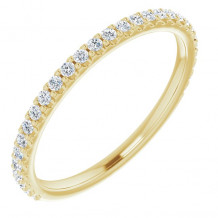 14K Yellow 1/4 CTW Diamond Anniversary Band - 123041601P