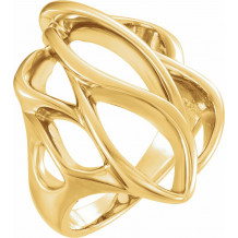 14K Yellow Freeform Ring - 551737182P