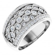 14K White 1 CTW Diamond Ring - 69495100P