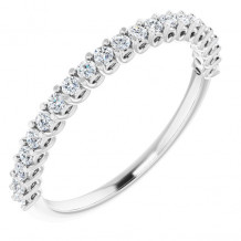 14K White 1/4 CTW Diamond Anniversary Band - 1239736004P