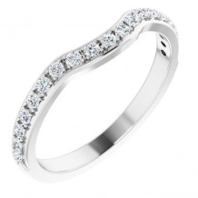 14K White 1/3 CTW Diamond Anniversary Band - 123010600P