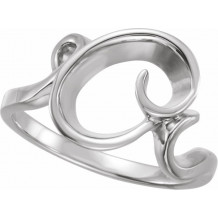 14K White Freeform Ring - 5805122371P