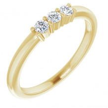 14K Yellow 1/5 CTW Diamond Anniversary Band - 1239756009P