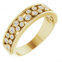 14K Yellow 1/5 CTW Diamond Anniversary Band - 123805601P