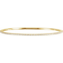 14K Yellow 2 CTW Diamond Stackable Bangle 8 Bracelet - 67337101P